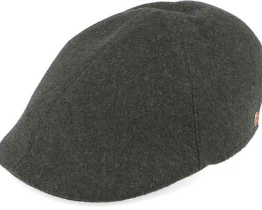 Flat Caps-Mayser Paddy Wool Blend Flat Cap - Green