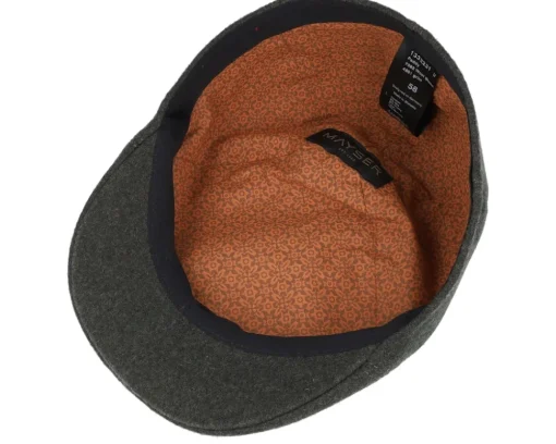 Flat Caps-Mayser Paddy Wool Blend Flat Cap - Green