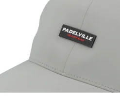 Flexfit-Padelville Padel Headwear Red Rubber Silver Delta Flexfit - Grey