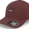 Flexfit-Padelville Padel Headwear White Rubber Maroon Delta Flexfit - Red