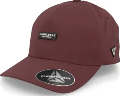 Flexfit-Padelville Padel Headwear White Rubber Maroon Delta Flexfit - Red
