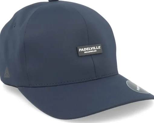 Sport-Padelville Padel Headwear White Rubber Navy Delta Flexfit - Blue