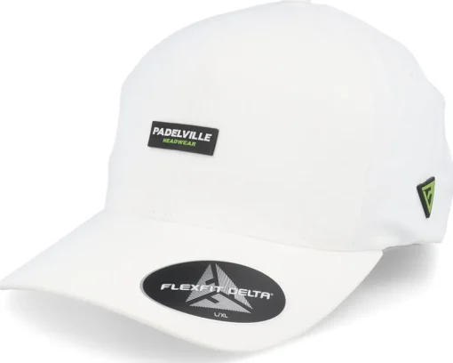 Flexfit-Padelville Padel Headwear White Rubber Maroon Delta Flexfit - Red