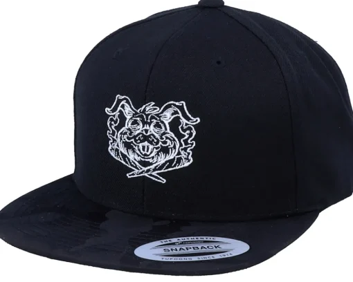 Snapback-Iconic Pakalolo Rabbit Black/Camo Snapback -