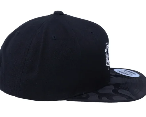 Snapback-Iconic Pakalolo Rabbit Black/Camo Snapback -