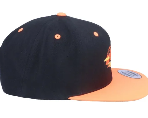 Sale Iconic Palm Island Sunset Black/Orange Snapback -