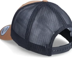 Trucker-Iconic Palm Island Sunset Caramel/Black Trucker -