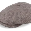 Sale Stetson 6-Panel Cap Virgin Wool/Linen Beige/Red/Blue Flat Cap -