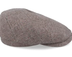 Sale Stetson 6-Panel Cap Virgin Wool/Linen Beige/Red/Blue Flat Cap -