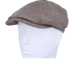 Sale Stetson 6-Panel Cap Virgin Wool/Linen Beige/Red/Blue Flat Cap -
