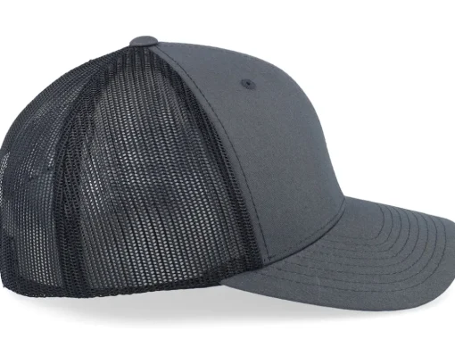 Sale Yupoong 6-Panel Classic 2-Tone Charcoal/Black Trucker -