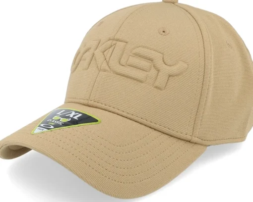 Sport-Oakley 6 Panel Stretch Hat Embossed Coyote Flexfit - Beige