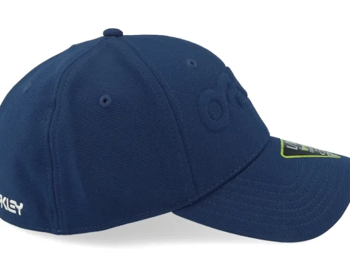 Flexfit-Oakley 6 Panel Stretch Hat Embossed Team Navy Flexfit -