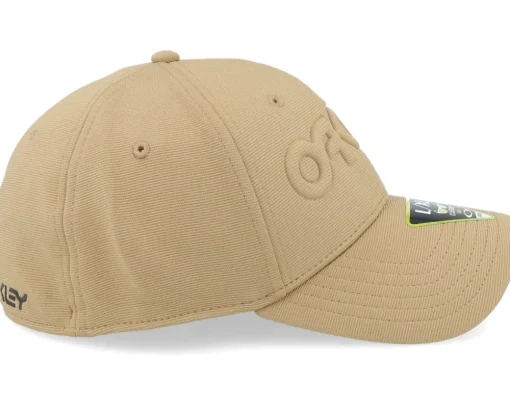 Sport-Oakley 6 Panel Stretch Hat Embossed Coyote Flexfit - Beige