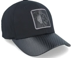 Outlet Iconic Panther Black Metallic Patch Carbon/Black Flexfit -
