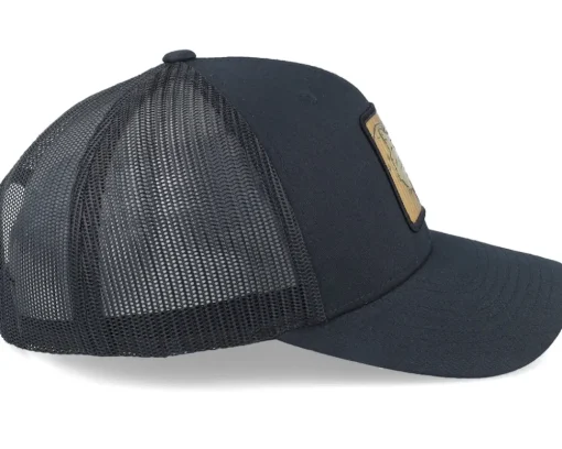 Trucker-Iconic Panther Gold Patch Black Trucker -