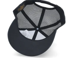 Trucker-Iconic Panther Gold Patch Black Trucker -