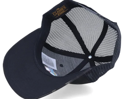 Trucker-Origami Paper Parrot Black Camo Trucker -