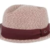 Straw Hat-Göttmann Paperhut Bordeaux Straw Hat -