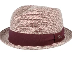 Straw Hat-Göttmann Paperhut Bordeaux Straw Hat -