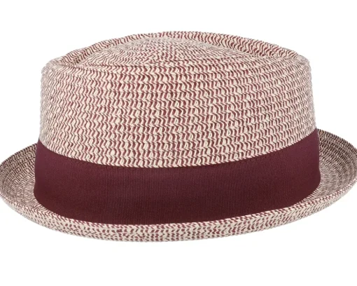Straw Hat-Göttmann Paperhut Bordeaux Straw Hat -