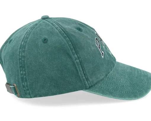 Sale Iconic Paris France Washed Dad Cap - Green