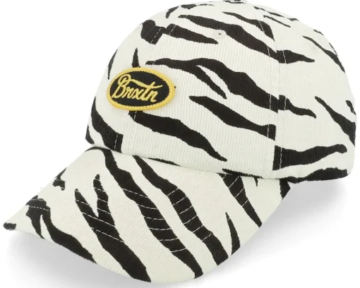 Online Brixton Parsons Low Profile Cap Off White Tiger Dad Cap -