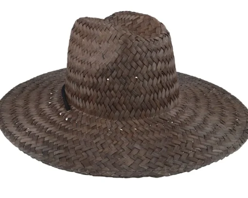 Straw Hat-Brixton Parsons Sun Hat Deep Brown Straw Hat -