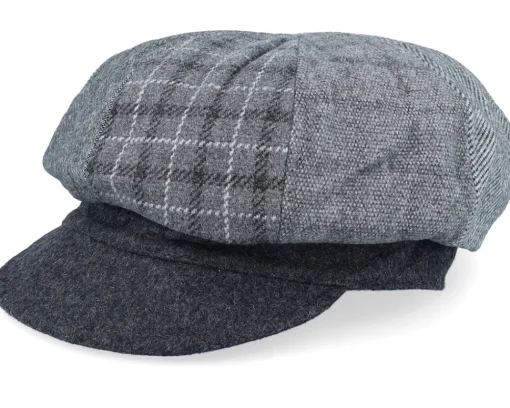 Vega-Seeberger Patchwork Antracite Balloon Vega Cap - Grey