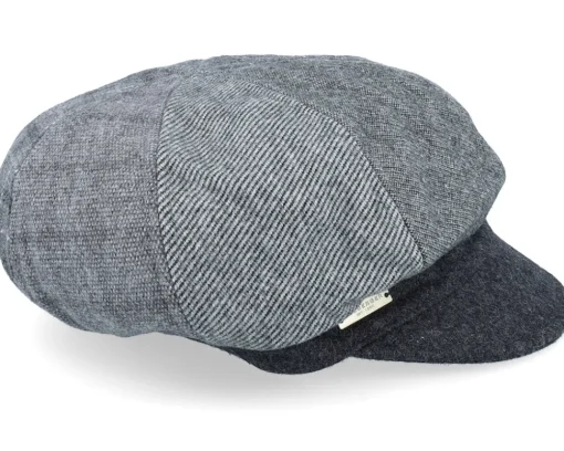 Vega-Seeberger Patchwork Antracite Balloon Vega Cap - Grey