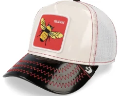 Trucker-Goorin Bros. Patent Leather The Red Queen White/Black Trucker -