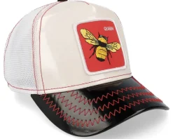Trucker-Goorin Bros. Patent Leather The Red Queen White/Black Trucker -
