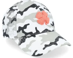 Sale Black Clover Patriot 3 Camo W Living Coral Clover Flexfit -