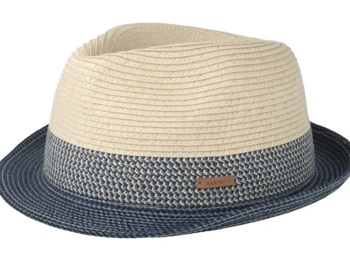 Trilby Hats-Barts Patrol Blue Trilby -