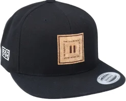 Sale Fair Pause Square Cork Patch Black Snapback -