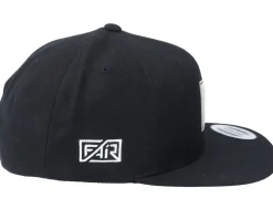 Snapback-Fair Pause Square Grey Patch Black Snapback -