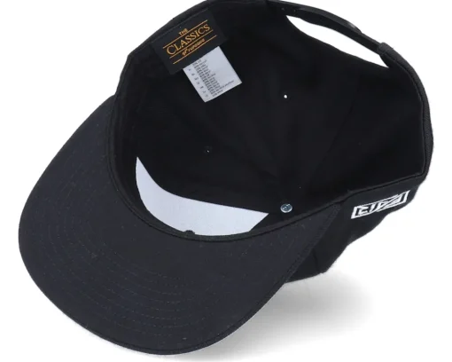Snapback-Fair Pause Square Grey Patch Black Snapback -
