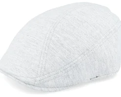 Discount Upfront Pax Sixpence Light Melange Flat Cap - Grey