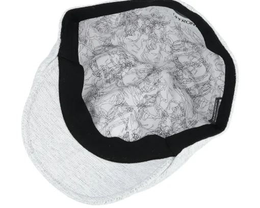 Discount Upfront Pax Sixpence Light Melange Flat Cap - Grey