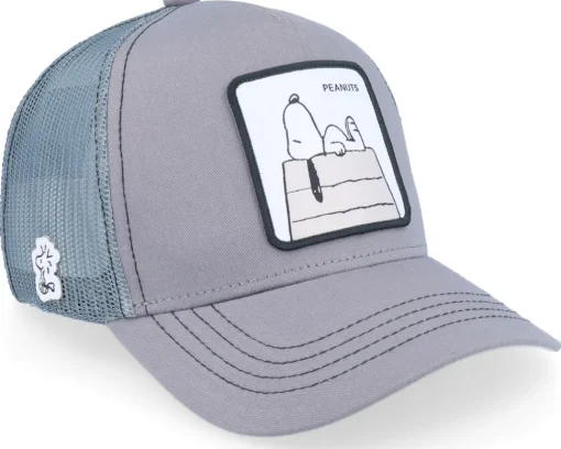 Trucker-Capslab Peanuts Snoopy Grey Trucker -