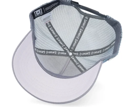 Trucker-Capslab Peanuts Snoopy Grey Trucker -
