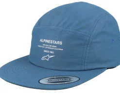 5-Panel | Motor-Alpinestars Peasy Hat Blue 5-Panel -