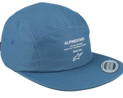 5-Panel | Motor-Alpinestars Peasy Hat Blue 5-Panel -