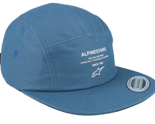 5-Panel | Motor-Alpinestars Peasy Hat Blue 5-Panel -