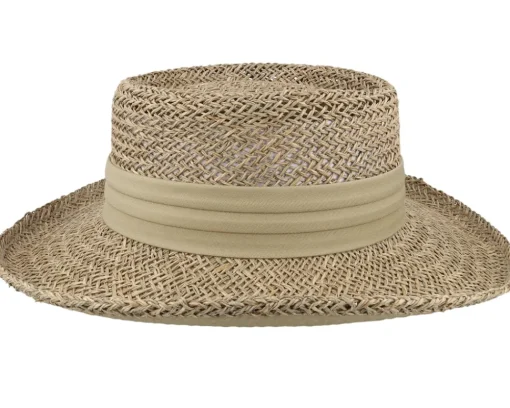 Straw Hat-Jaxon & James Pebble Beach Natural Gambler Straw Hat -