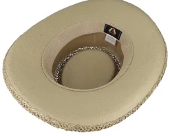 Straw Hat-Jaxon & James Pebble Beach Natural Gambler Straw Hat -