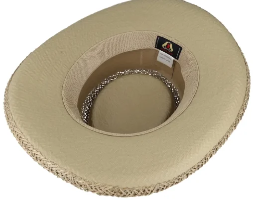 Straw Hat-Jaxon & James Pebble Beach Natural Gambler Straw Hat -