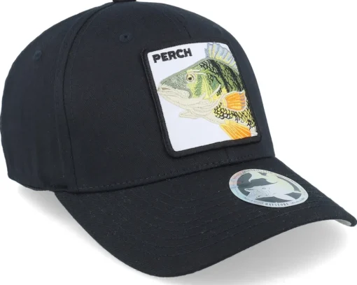 Flexfit-Skillfish Perch Pro Fishing Wooly Combed Black Flexfit -