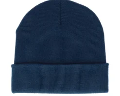 Cuff Beanies-Beechfield Petrol Cuff Blank Beanie - Blue