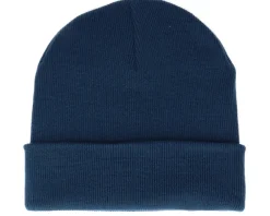 Cuff Beanies-Beechfield Petrol Cuff Blank Beanie - Blue